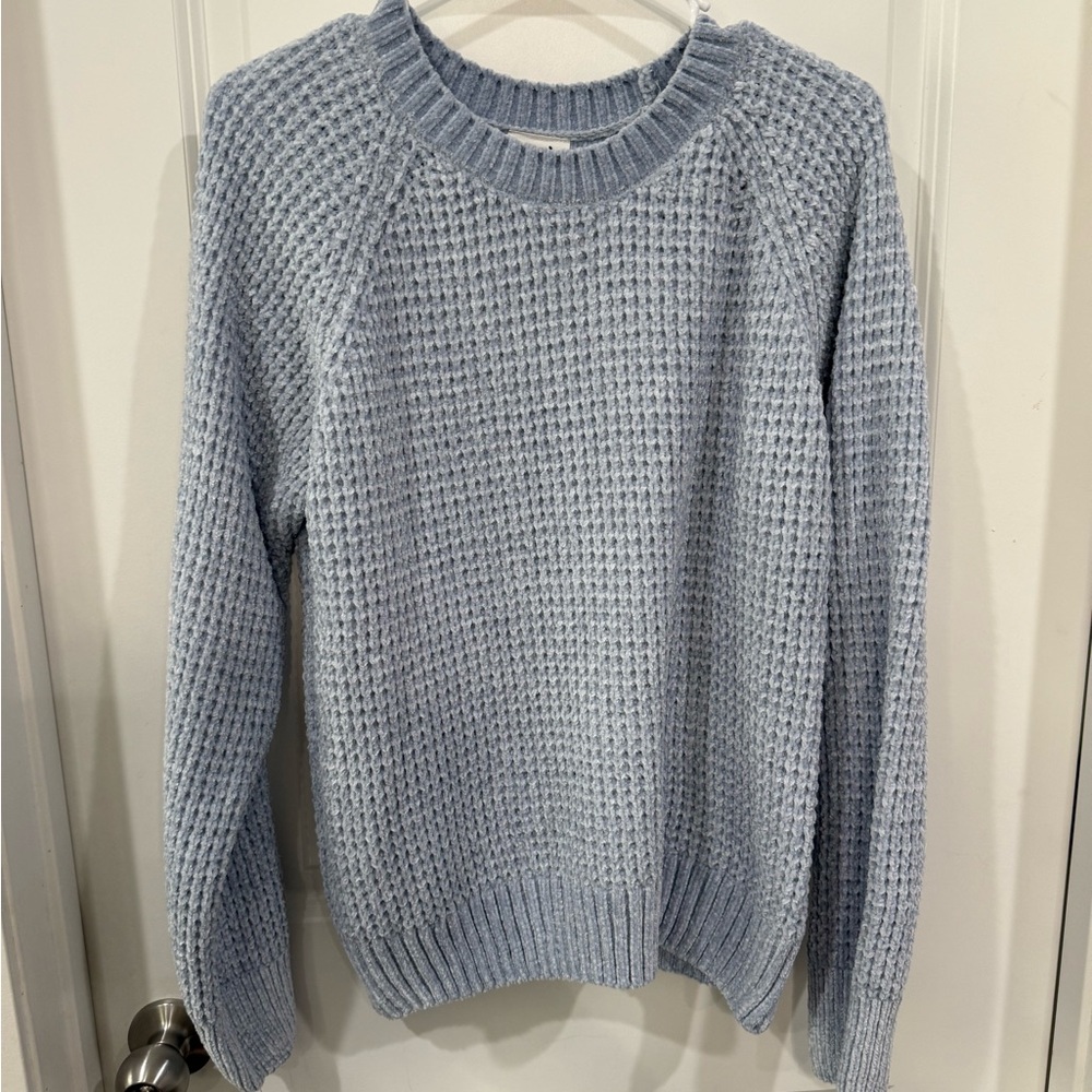 ARULA Soft Knit Light Blue Sweater